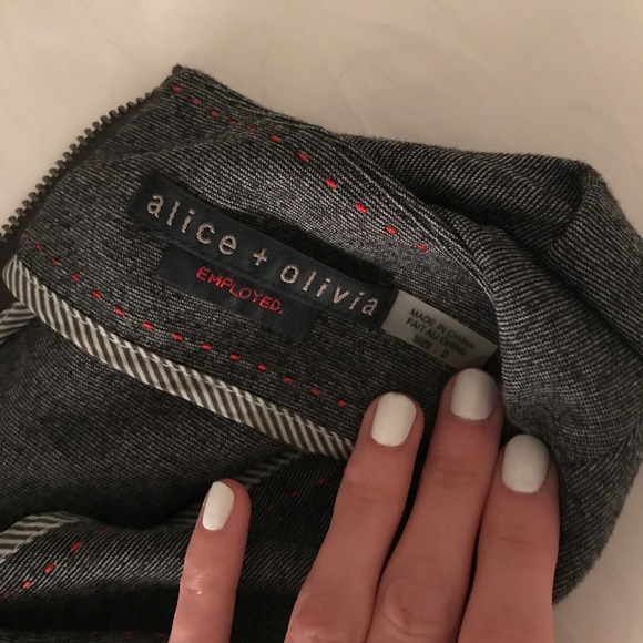 Alice and Olivia Grey Dress - Picture 3 of 4